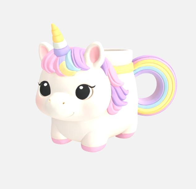 Magic in the Making: 3D-Printed Unicorn Ice Cream Pint Holder & DIY Paint Kit
